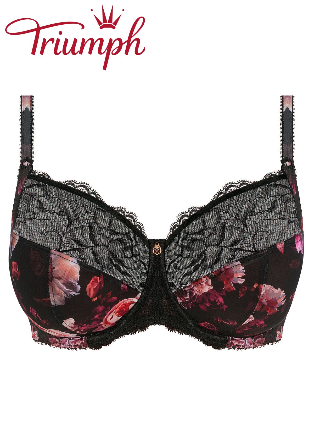 Triumph - (4 τεμ.)🥇2025 Σουτιέν με μπανέλα και φλοράλ σχέδιο 🌸