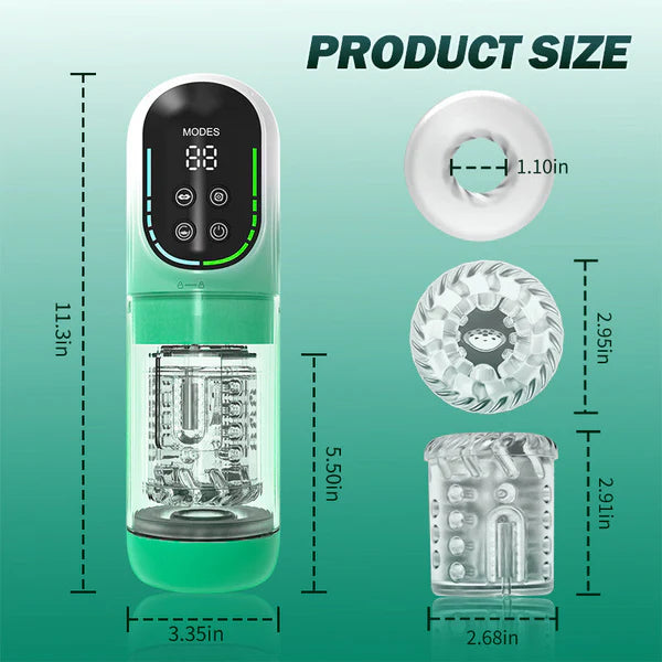 （🎁Ιδιωτική παράδοση🎁）😍Heaven - Αυτόματος αυνανιστής και αντλία πέους 5 σε 1 για άνδρες