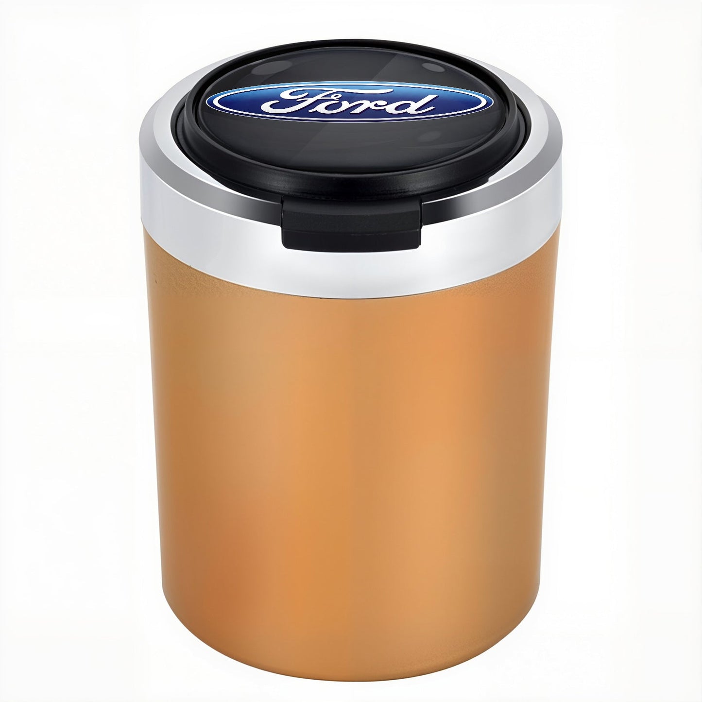 Σταχτοδοχείο αυτοκινήτου με LED από ανοξείδωτο ατσάλι Woyuosn χωρίς καπνό