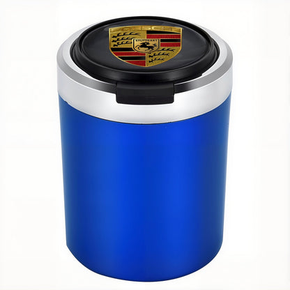 Σταχτοδοχείο αυτοκινήτου με LED από ανοξείδωτο ατσάλι Woyuosn χωρίς καπνό