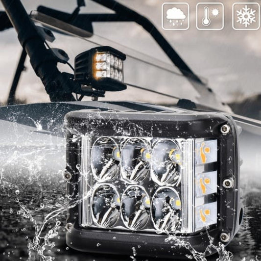 Φως LED αυτοκινήτου διπλής όψης, δίχρωμο